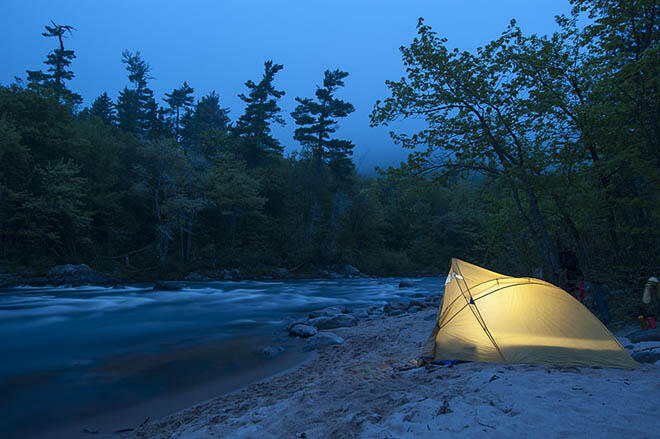 agawariver guidedcanoe camping