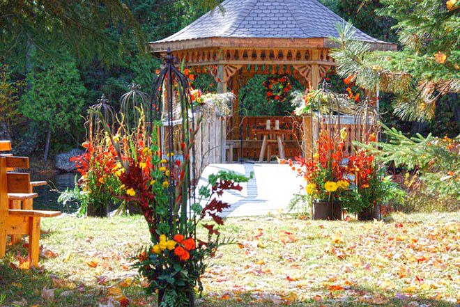 laurentianlodge wedding gazebo