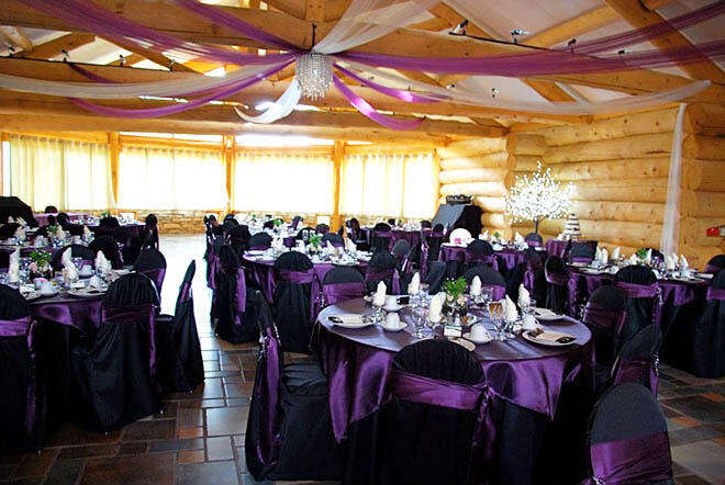 laurentianlodge wedding purpleindoor