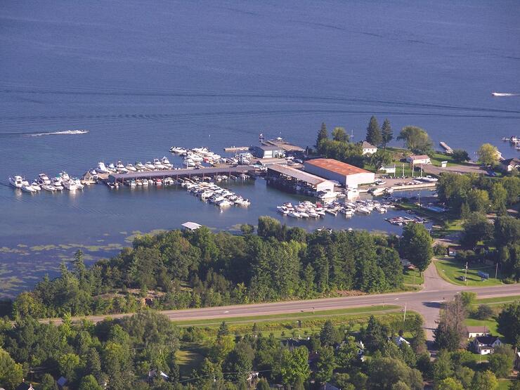 Ed Huck Marina in Rockport Ontario