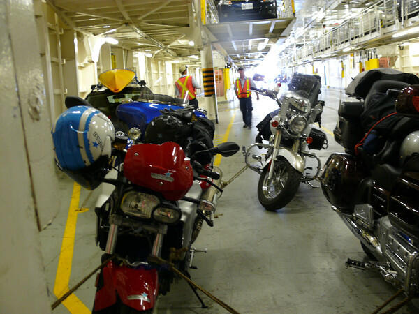 Chi-Cheemaun Ferry easy Motorcycle Transport