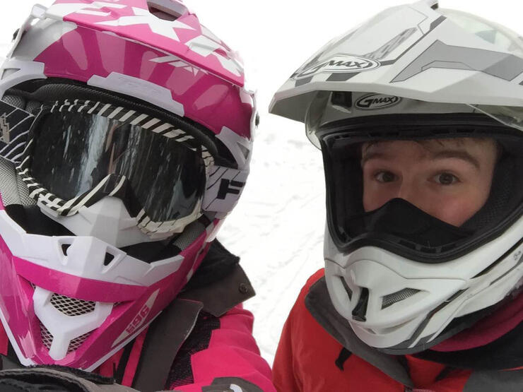 sled buddies closeup