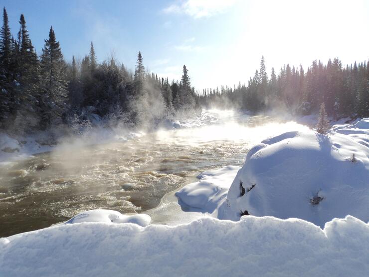 Polar Bear Riders L103 trail at Zeverly Rapids smaller