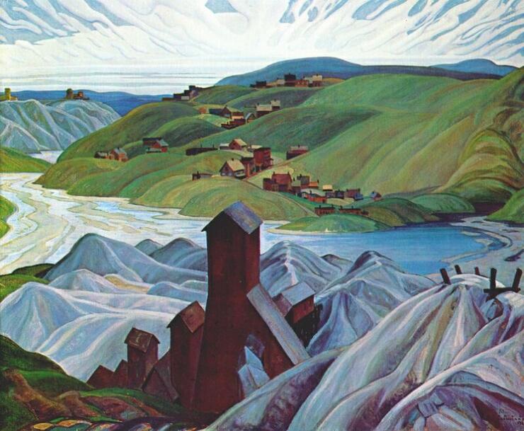 A Northern Silver Mine- Franklin Carmichael A.D.1930