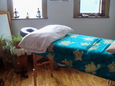 Relaxing and Reflexology at the Skandia House