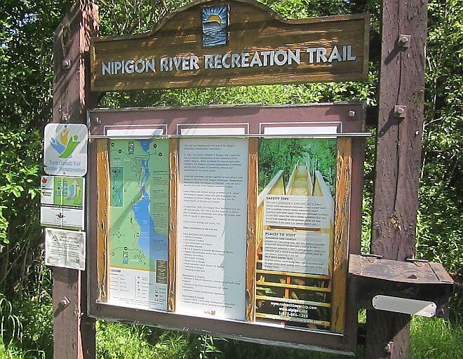 Nipigon Trail trailhead