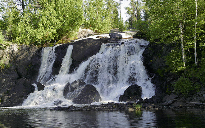 Little Falls is right next to the Walleye Hatchery and the Little Falls Golf Course
