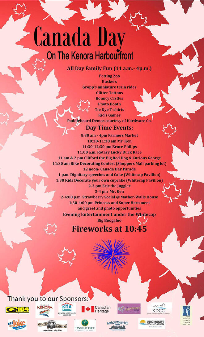 Canada Day Events in Kenora
