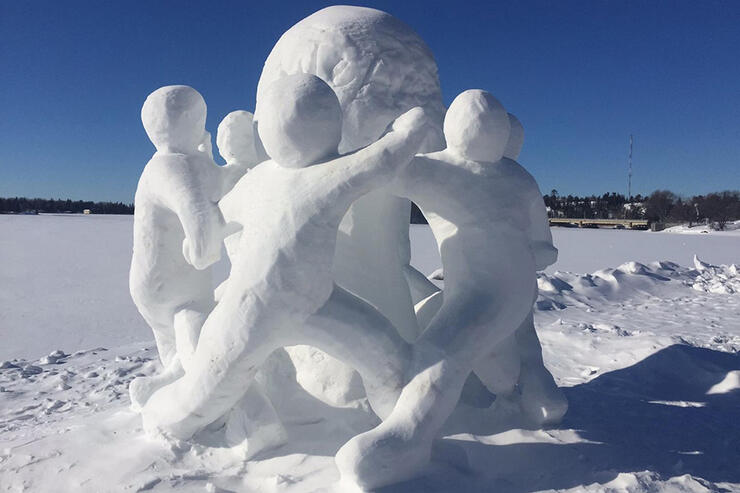 Snow Sculpture 1
