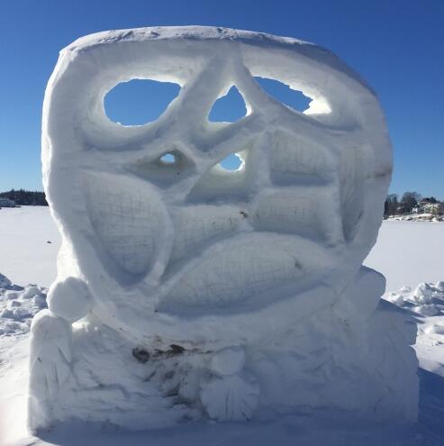Snow sculpture 6