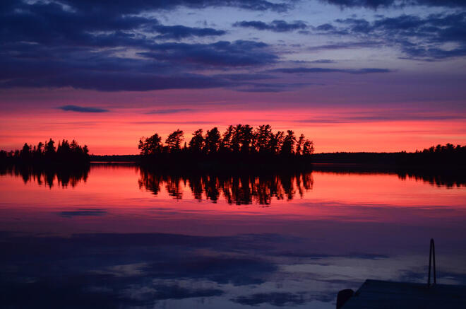 Ryan Zdrill took this photo at Laughing Water Lodge on Lake of the Woods