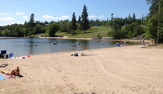 Anicinabe Beach at Anicianibale RV Park & Campground