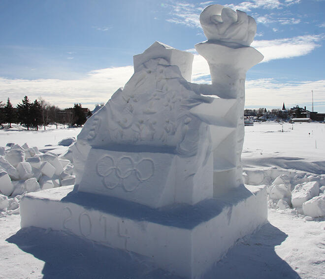 Snow Sculpture #1