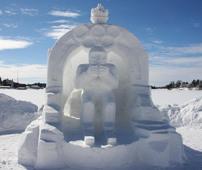 Snow Sculpture #3
