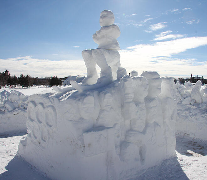 Snow Sculpture #4