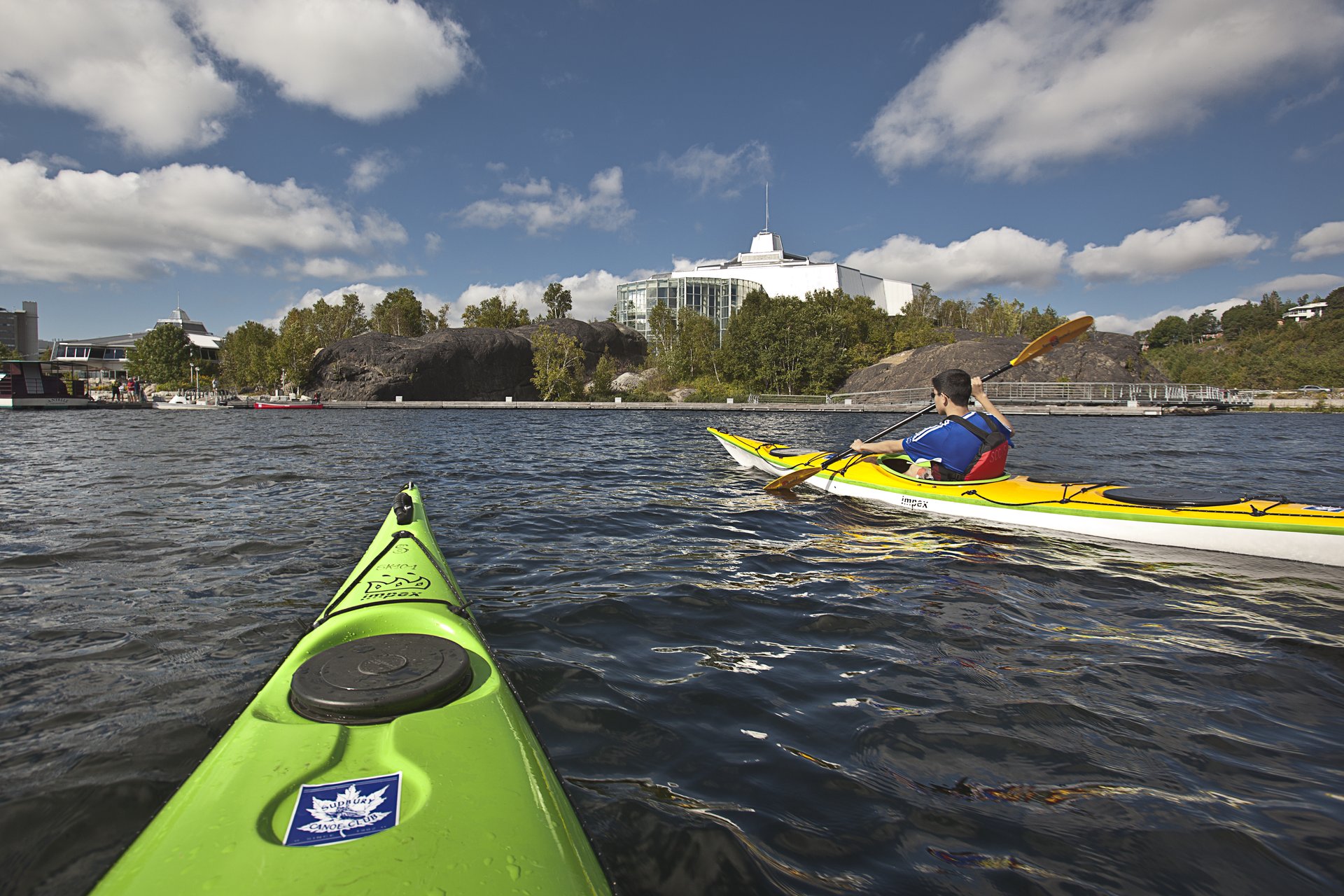 people sea kayaking in Sudbury