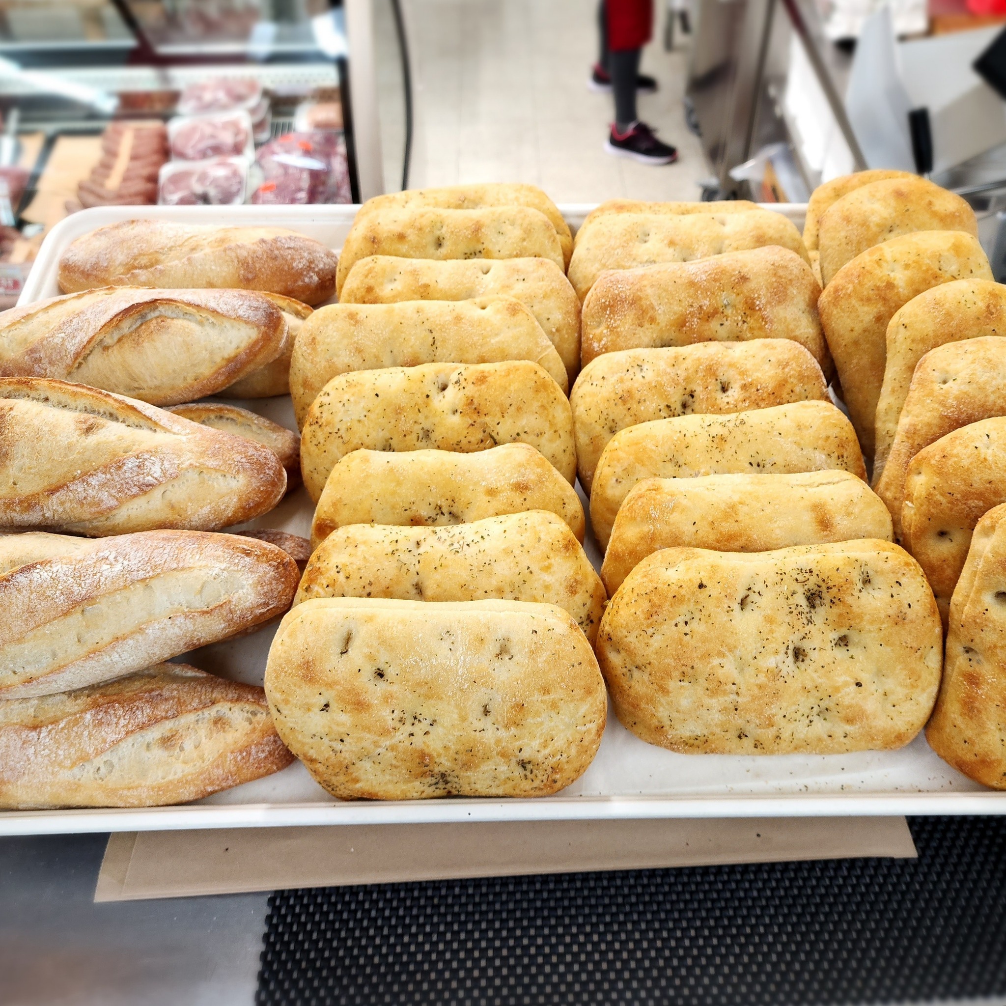 city meat market - fresh buns and bread