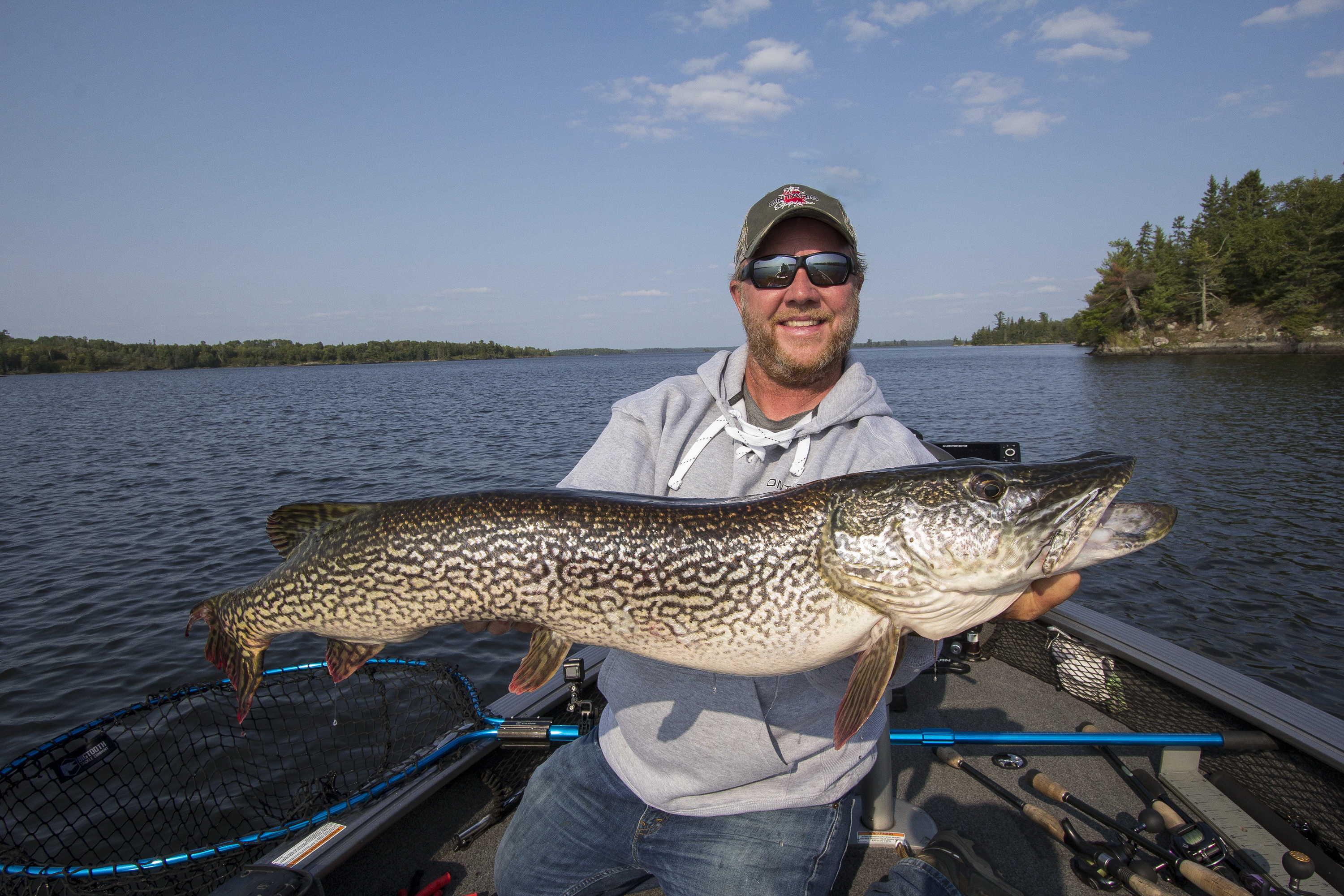 Big northern pike caught on Lake of the Woods.