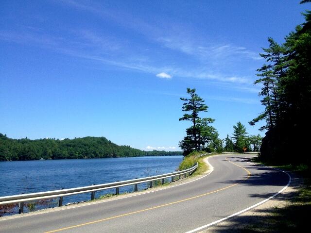 winding lake road