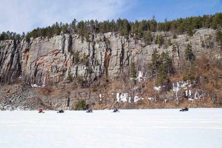 rock face algoma north shore