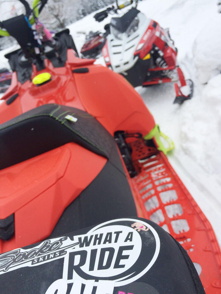 sled what a ride sticker