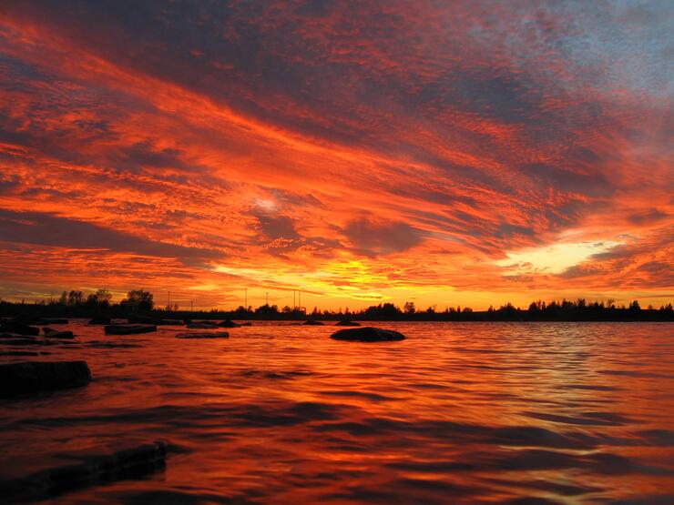 Sunset on Lake Nipissing