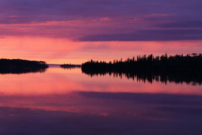 What a view from Booi's Fly-in Lodge & Outpost!
