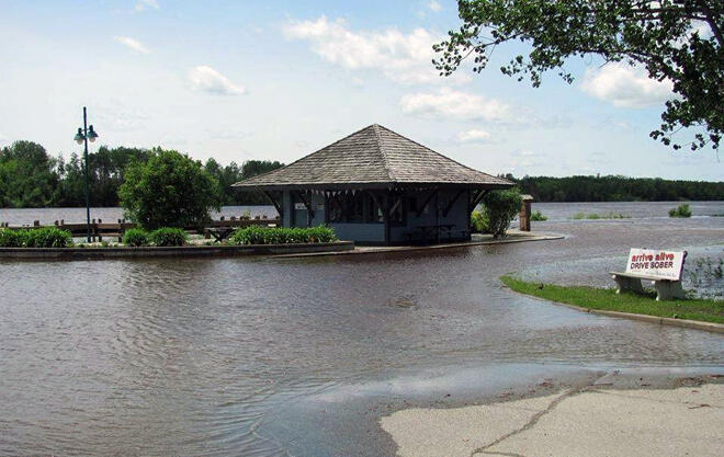 The Wharf in Rainy River - Photo courtesy of Benji Dobransky