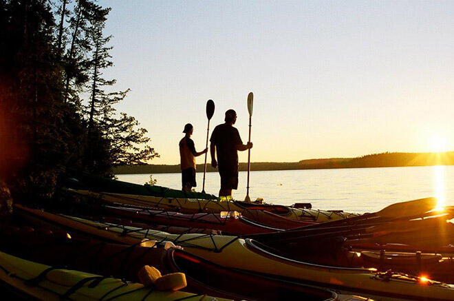 Keys Lake has such clear water you can see the lake bottom as you paddle along. Photo: Scott Green