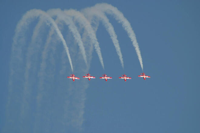 The Canadian Snowbirds were just one of the acts at the Kenora Air Show 