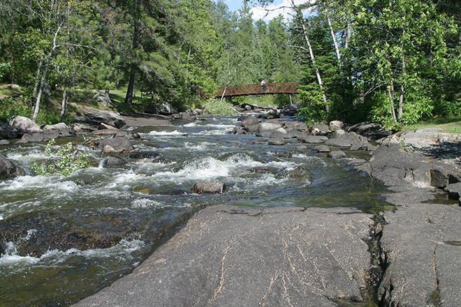 Rushing River Waterfalls