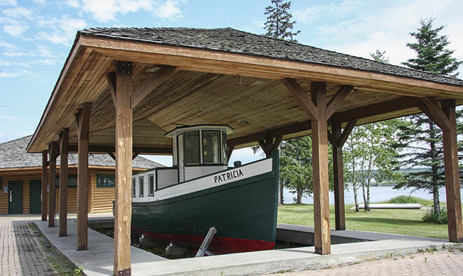 The Patricia at Ear Falls' Waterfront