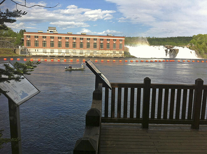 Great view from the Alexander Dam Lookout in Nipigon