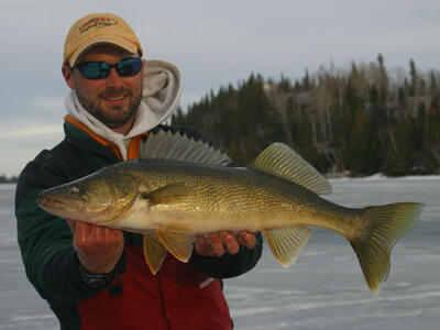 ice Fishing for Walleye