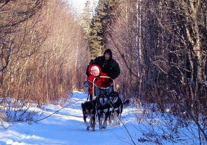 Leahy couple on sled