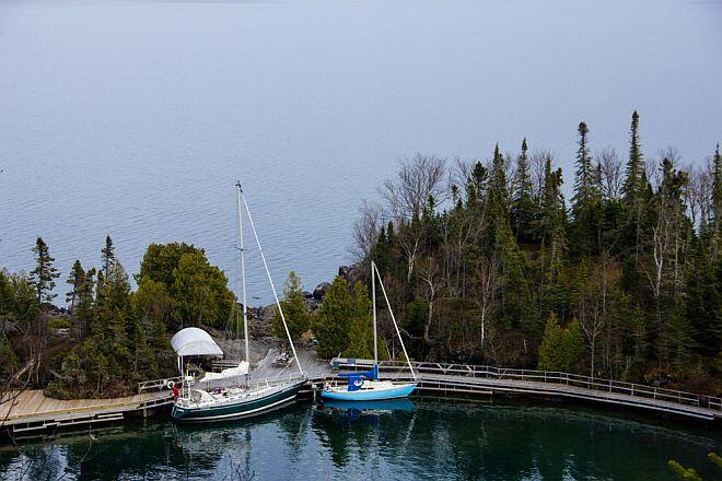 boats docked leviton