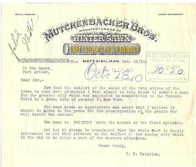 Heinrich Letter