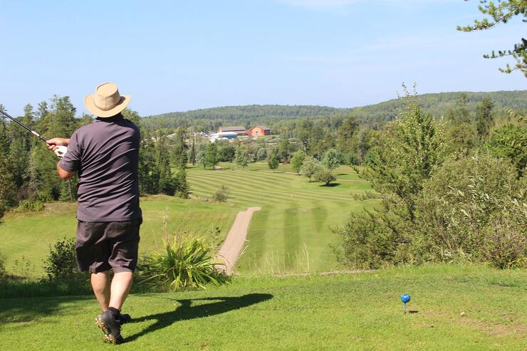 Little Falls scenic teeoff