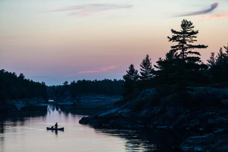 Fishing heaven awaits on the French River. Walleye, smallmouth bass, and northern pike are just a few of the fish species that are found in the river. Source: Colin Field