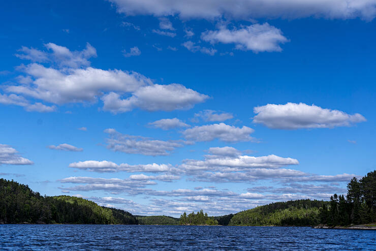 Island mazes and a warm summers breeze in Quetico Provincial Park. An experience outfitter can set paddlers up with permits, maps and advise on the best route options. Â Photo: David Jackson