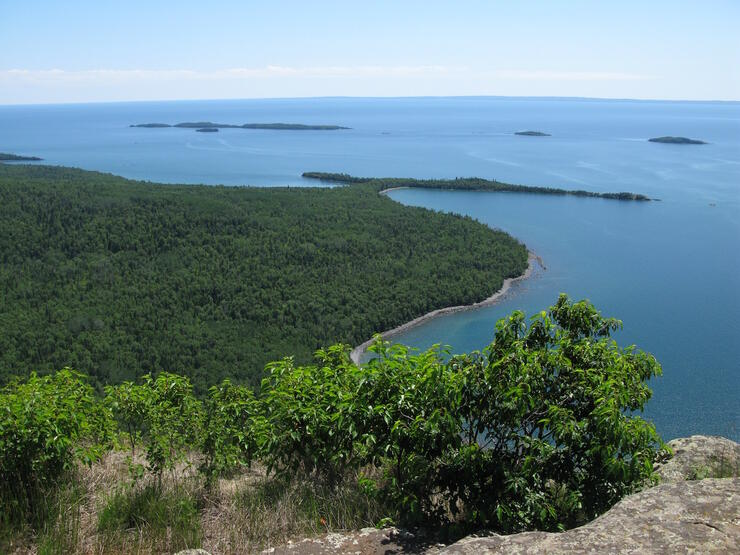 View of tee shaped land