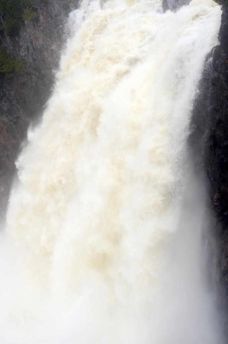 Large waterfalls