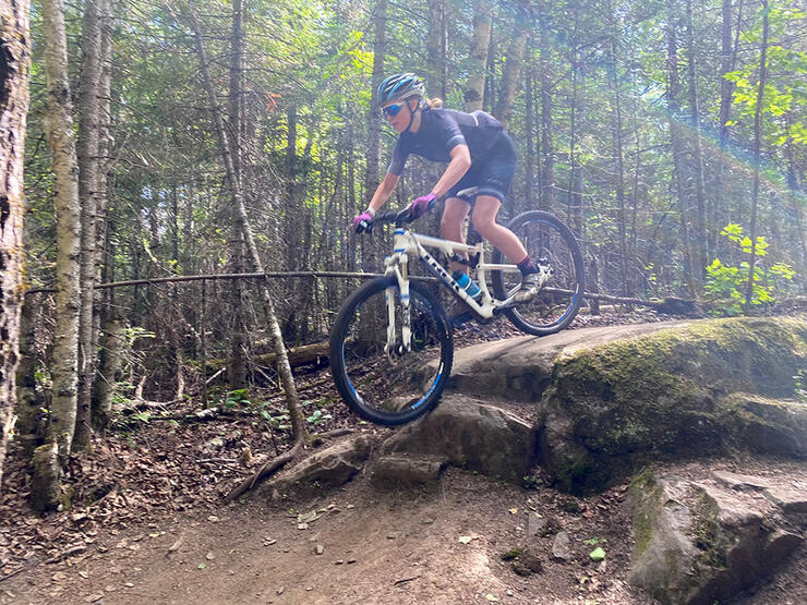 The Grand Chasm trail in Shuniah Mines