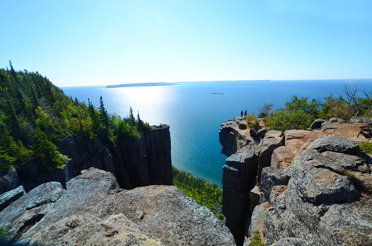 Top of the Giant in Sleeping Giant Provincial Park