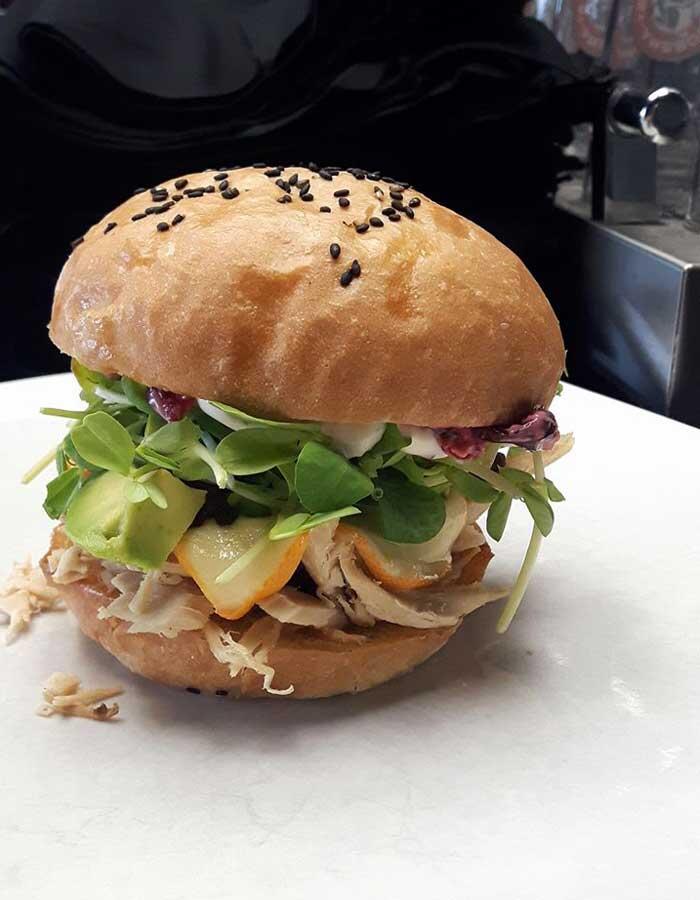 smoked turkey sandwich