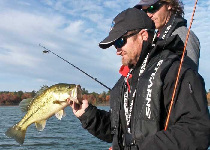 pete bowman with largemouth bass