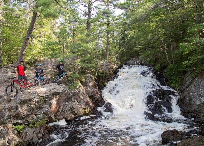 hiawatha highlands waterfall