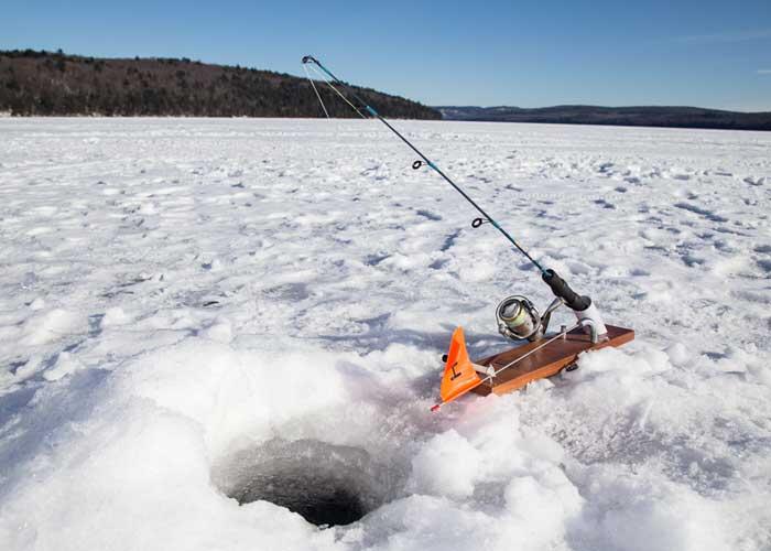 ice fishing