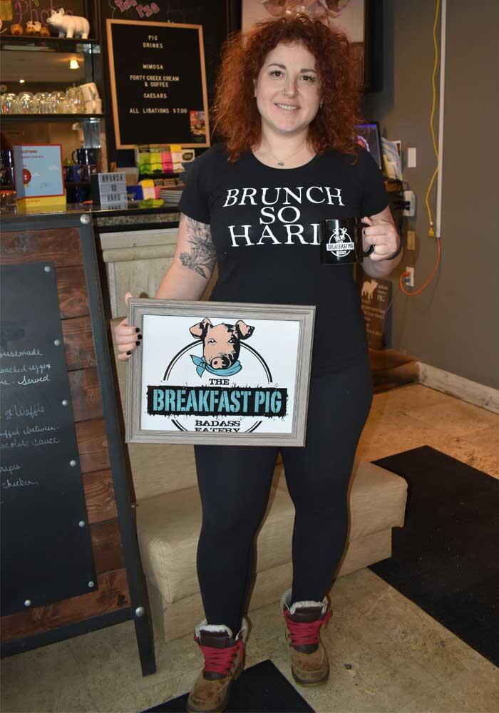 the breakfast pig owner angela caputo