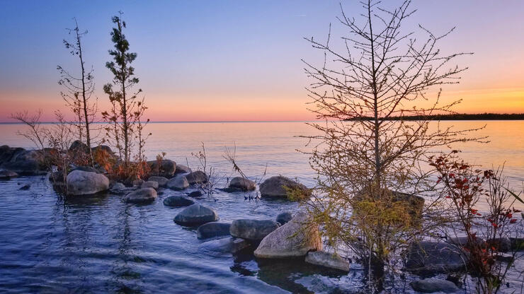 Dominion Bay on Ontario's Manitoulin Island